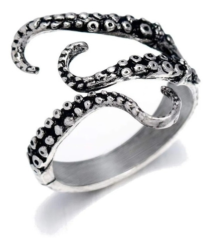 Anillo Forma De Tentaculos De Pulpo Octopus Kraken Calamar