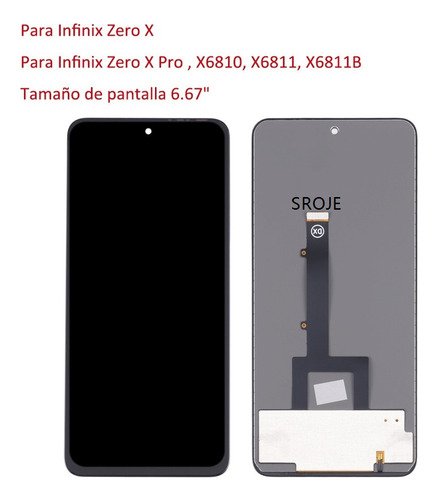 For Pantalla Tft Lcd For Infinix Zero X/zero X Pro X6810