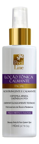 Loção Tônica Calmante Adstringente 140ml Peel Line