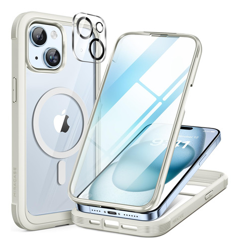 Miracase Glass Series - Funda Para  Phone 15 [compatible Co