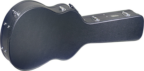Estuche Rigido Stagg Para Guitarra Clasica Color Negro
