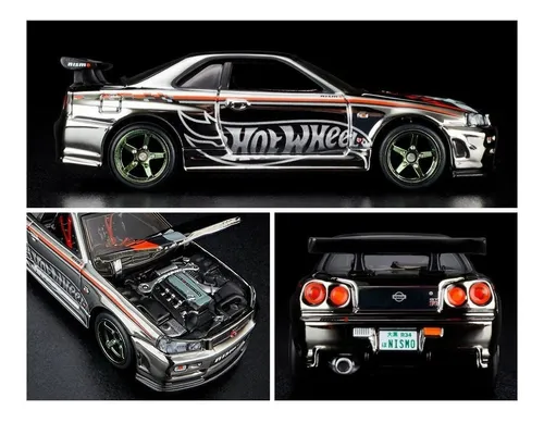 Hot Wheels Rlc Exclusive Nissan Skyline Gt-r Nismo Cromado Hot Wheels Rlc Exclusive Nissan Skyline Gt-r Nismo Cromado