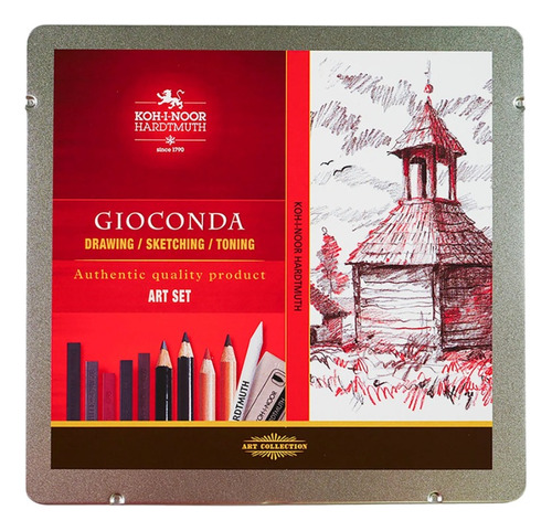 Set Dibujo Koh-i-noor Gioconda 8899 En Lata X 24 Piezas Trazo