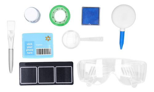 Kit De Experimentos Con Huellas Dactilares, Juego Completo D