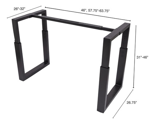 Computadora De Madera Maciza Altura Ajustable Manual, M...