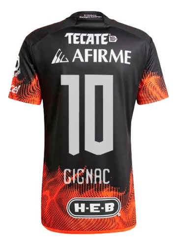 Jersey Gignac #10 Tercera Talla L Jugador 2023/2024