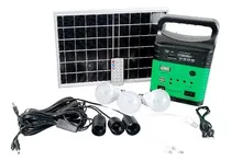 Comprar Sistema De Iluminaciòn Solar 10w 3 Focos Lion Tools Color Negro 127V