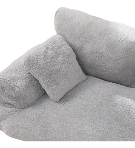 Cama Para Mascotas, Sofá Cama Para Gatos De Gris Claro L