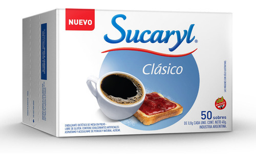 Sucaryl Edulcorante Clasico 50 Sobres