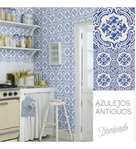 Azulejos Autoadhesivos Vinilo Estilo Antiguos - Cocinas/baño