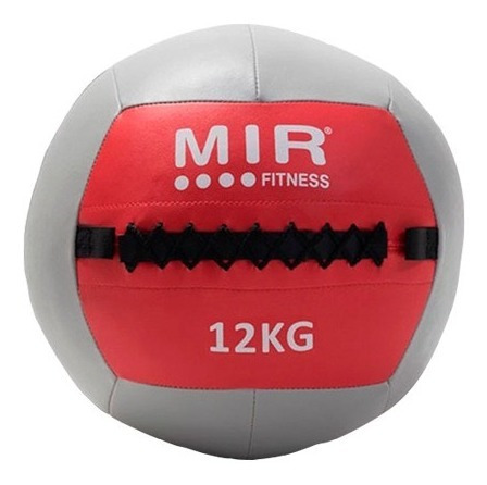 Medicine Ball Cuero Sin Pique Mir Fitness Dynamax 12 Kg