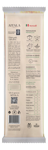 Fideos Fettuccini Aitala 500g