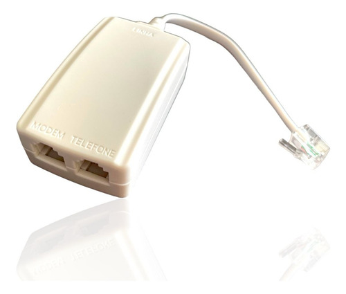 Kit 2x Micro Filtro Duplo Adsl Telefone Modem Internet Duplo
