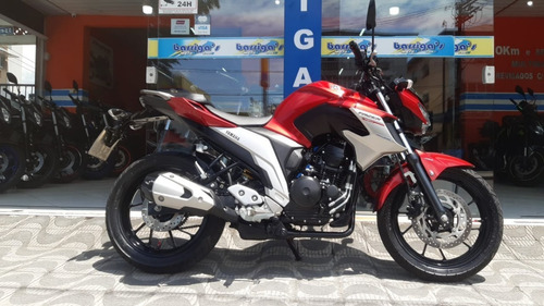 Yamaha Fz25 Fazer 250 Flex 2020 Verm Garantia Fábrica