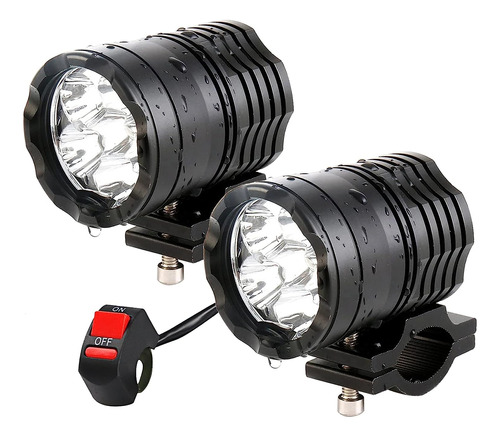 Luces De Conducción De Motocicleta 12-60v Led Antiniebla Par