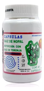 Raíz De Nopal Y Raíz De Toronja 45 Caps Gran Naturista