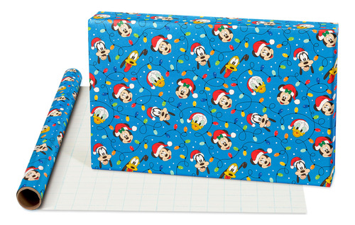 Papel De Regalo American Greetings Disney Christmas, 105 Pie