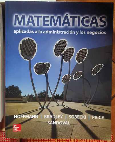 Matemáticas Aplicadas A La Administración Y Negocios, Libro