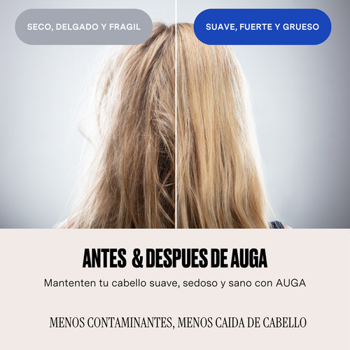 Auga Filtro Purificador De Cloro Y Agua Dura Para Regadera