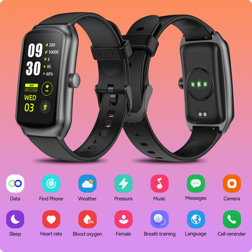 Reloj Anyloop Alb2: Heart E, Monitor De Natación Y Sueño, Ip