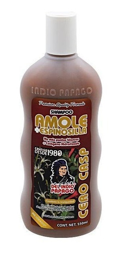 Shampoo Amole Y Espinosilla  550 Ml Del Indio Papago