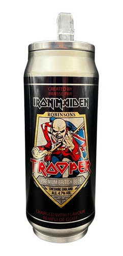 Termo Iron Maiden Cerveza The Trooper Personalizado Gratis