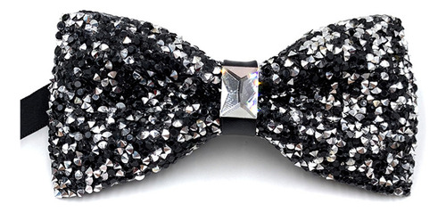 . (a) Corbata De Cristal Brillante Con Diamantes De