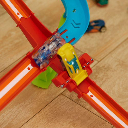 Circuito de alta velocidade Hot Wheels Action Track Neon colorido multicolorido