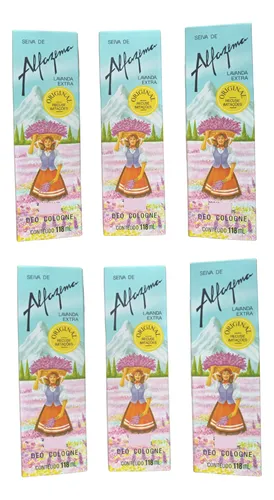 Kit Colônia Seiva De Alfazema Original 118ml C/ 6 Unidades