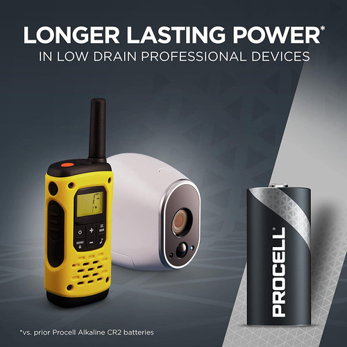 Procell High Power Lithium Cr2 3v Battery, Long-lasting 3-vo
