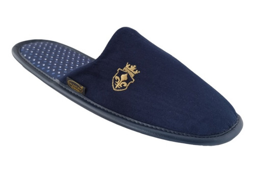 Pantuflas Hombre Cómodas Lavable Calzatura 16009 Azul Marino