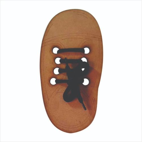Zapato Didactico Para Aprender A Enhebrar Y Atar Cordones