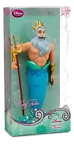 Muñeco King Triton Sirenita Disney Original Coleccion