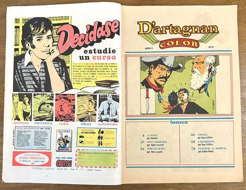 Revista Dartagnan Color Nro: 3 Completa De Colección Leer (Usado)