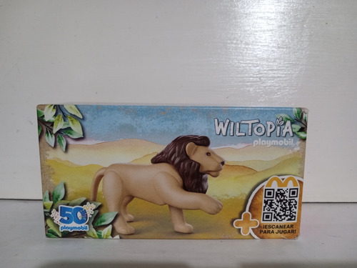 Muñeco León Playmobil Wiltopia Mcdonalds 2024 Nuevo