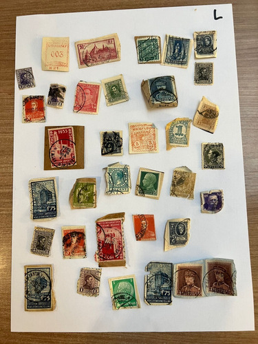 Coleccion De 35 Sellos Antiguos L