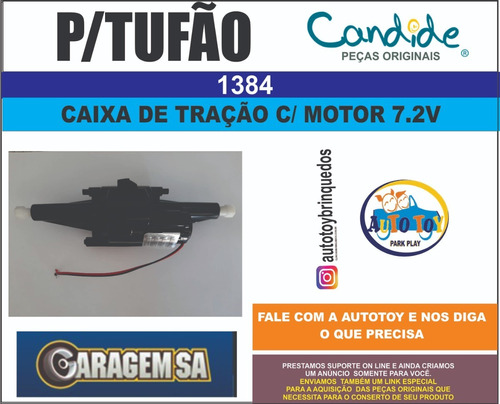 Tufão 1384 - Garagem Sa - Candide - Caixa De Tração 7.2v