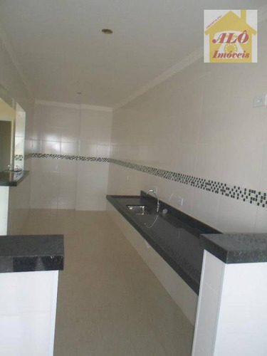 Apartamento Com 2 Dormitórios À Venda, 94 M² Por R$ 425.000,00 - Vila Caiçara - Praia Grande/sp - Ap0875