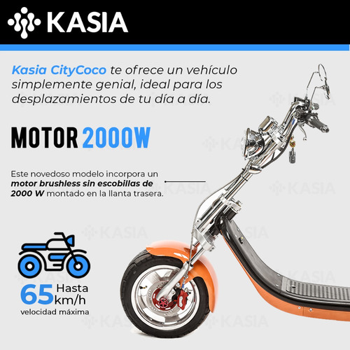 Moto Electrica Citycoco Kasia Fortius Certificado Eec