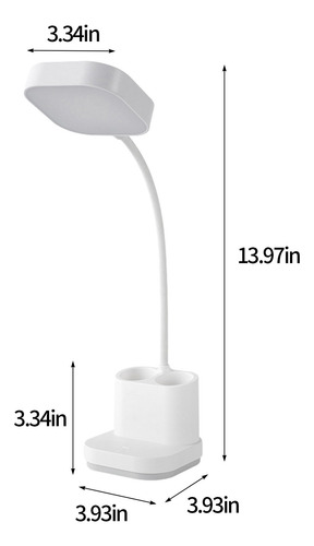 Lámpara De Mesa New Led Desk Plegable Plug- Reading