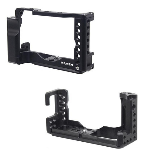 Gaiola Cage Mamen T1-m6 Para Câmera Canon Eos M6 Mark Ii Cor Cinza-escuro