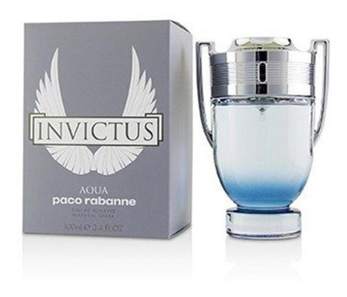 Edt 3.4 Onzas Invictus Aqua De Paco Rabanne Para Hombre En