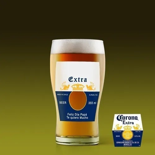 Imagen 6 de 9 de Plantillas Sublimacion Etiquetas Cervezas Día Del Padre Papá