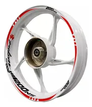 Comprar Calcomanias Stickers Rines Blancos Pulsar Ns Reflejante 2