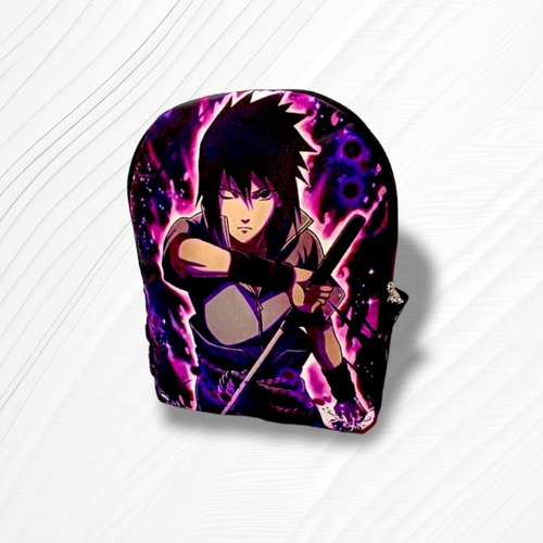 Morral Maleta Sasuke Guerrero Mochila Anime Naruto  