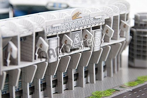 Maqueta Estadio 3d Para Armar!!! Cancha Del Real Madrid!!