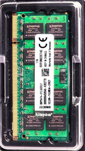 Memória Kingston Ddr3 4gb 1066 Mhz Notebook 1.5v - Kit C/ 02