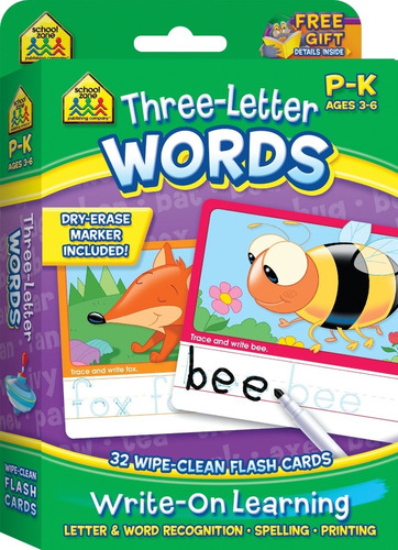 Flash Card Three-letter Words / Comercial Greco Spa