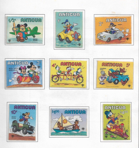 Imagen 2 de 4 de Bellas Estampillas Disney Comiqui Varios Paises Mas Obsequio