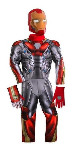 Disfraz Iron Man Con Luz Original De Disney Americano